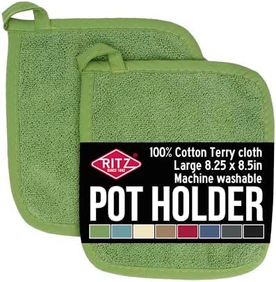 RITZ Terry Potholder & Hot Pad: Unparalleled Heat Resistant, Durable