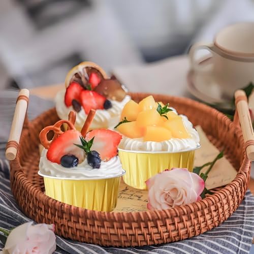 200Pcs Round Aluminum Baking Cake Pans with Clear Plastic Lids, Foil