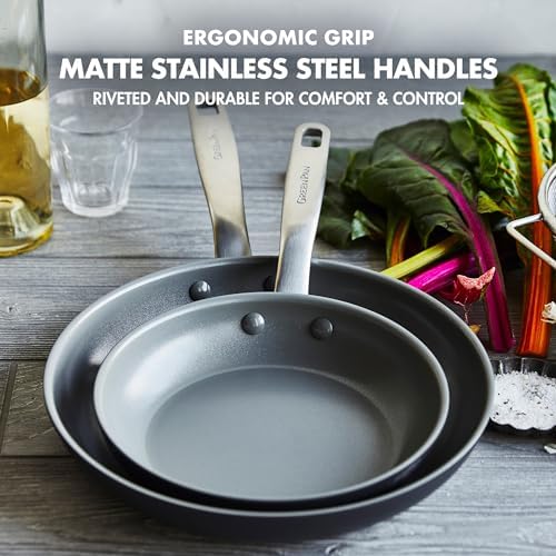 GreenPan Chatham Hard Anodized Healthy Ceramic Nonstick 8" and 10"
