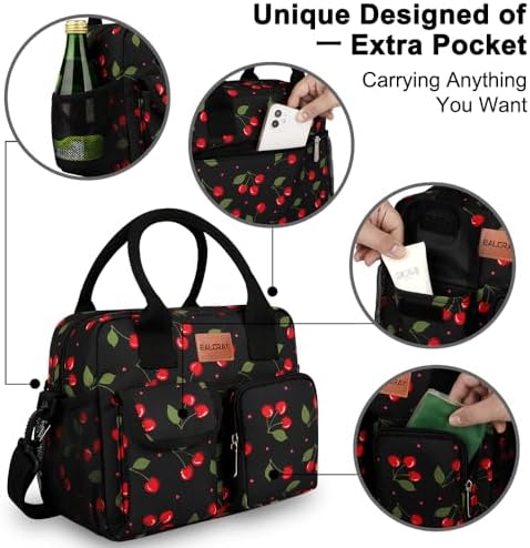 BALORAY Lunch Bag, Cherry, L