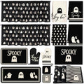Irenare 16 Pcs Halloween Kitchen Decor Set, Cute Ghost