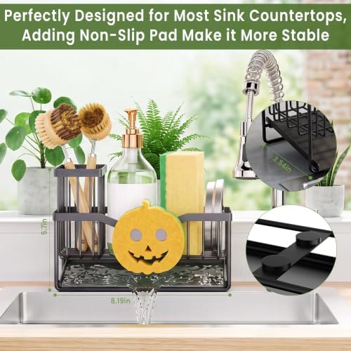 Fssvcd Kitchen Sink Caddy Organizer, Sponge Holder