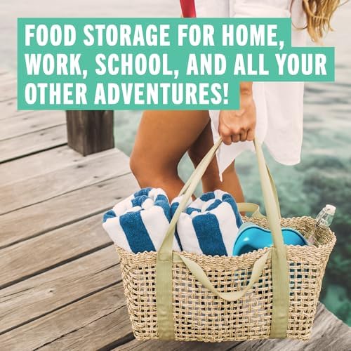 Preserve Mini Food Storage, Yellow, 8 oz., Set of 4