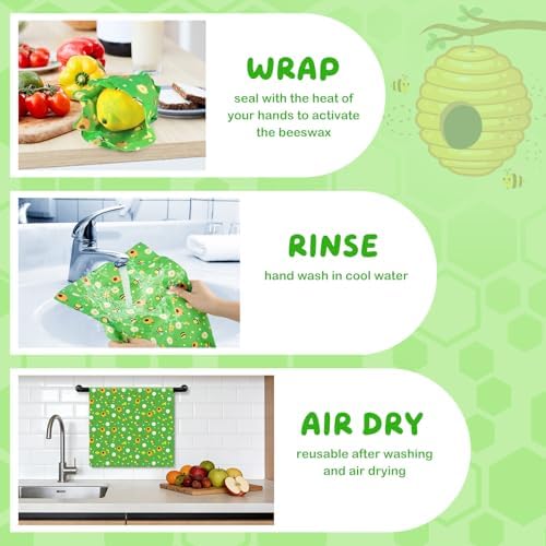 Beeswax Food Wraps, 2 Roll, 13 x 39 Inch