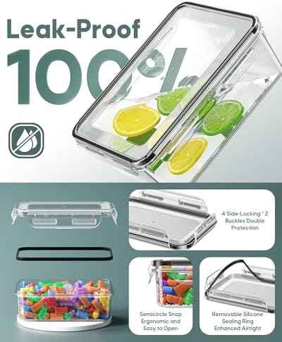 60 PCS Food Storage Containers with Lids