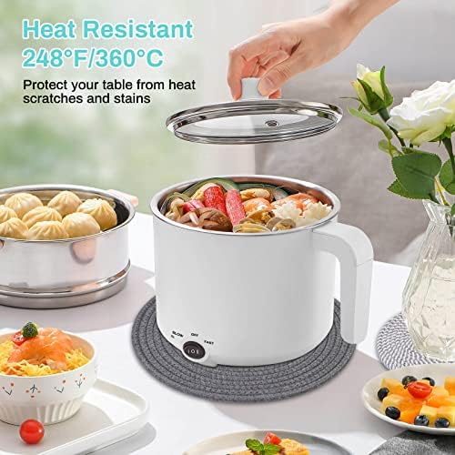Billbotk Trivets for Hot Dishes, 6 Pieces Pot Holders for Kitchen