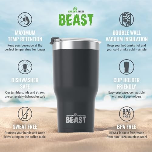 40 oz tumbler - Vacuum Insulated Tumbler with Straw - Leak Proof