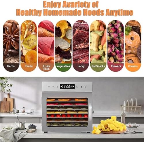 Commercial Food Dehydrator Drying Cabinet, 8-Tray
