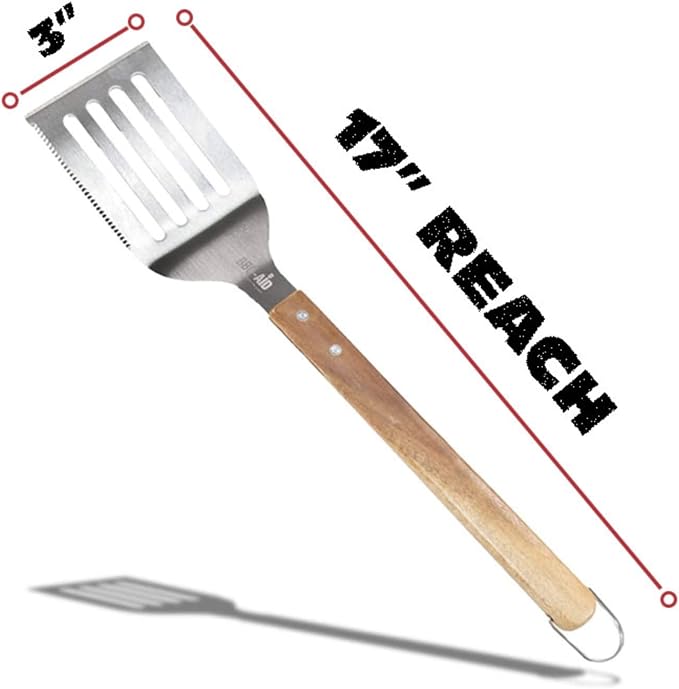 BBQ-AID Pro BBQ Metal Spatula - Image 3