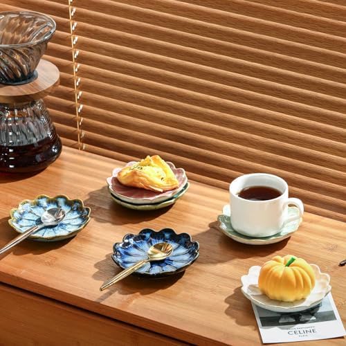 Set of 2 Ceramic Coffee Spoon Rest for Coffee Bar, Cute Cooking Spoon