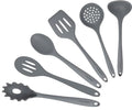 Culinary Couture Grey Silicone Kitchen Utensils Set of 6, Non-Stick by CulinaryCouture