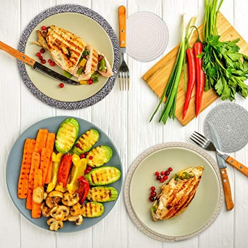 Trivets for Hot Dishes, Pots and Pans, 8 Inches Hot Pads 5 Pcs, Pot