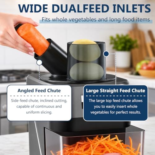 5-in-1 Electric Vegetable Chopper, Commercial Food Processor