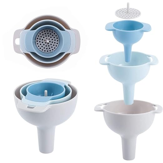 4 in 1 Funnels for Kitchen Use Filling Bottles by NZKNP