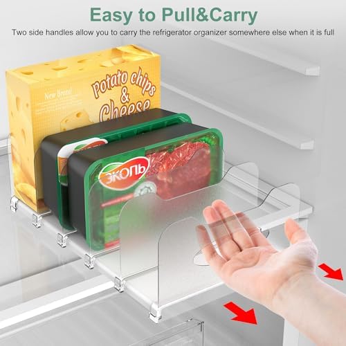 12" Freezer Organizer Rack with Removable Dividers