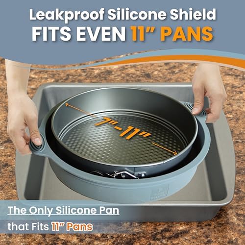 Cheese Cake Pans for Baking, NON-STICK Springform Pan Set & SILICONE