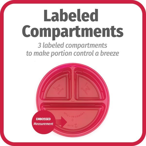 GoodCook Meal Prep Containers Set Microwave & Dishwasher-Safe Round Food - Image 3