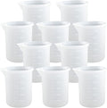 10 PCS 100ml Silicone Measuring Cups by Moukiween
