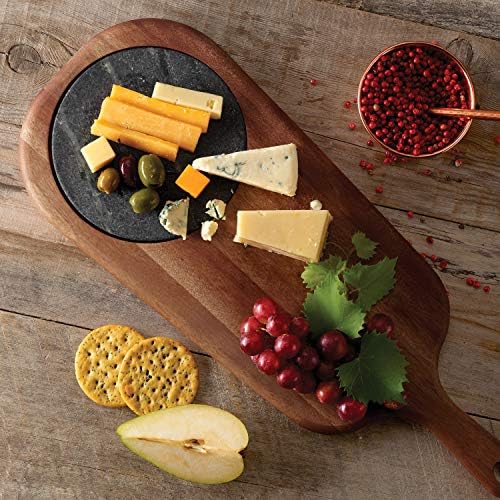 Tramontina Provence 2-Pc Cheese Serving Board with Marble Insert