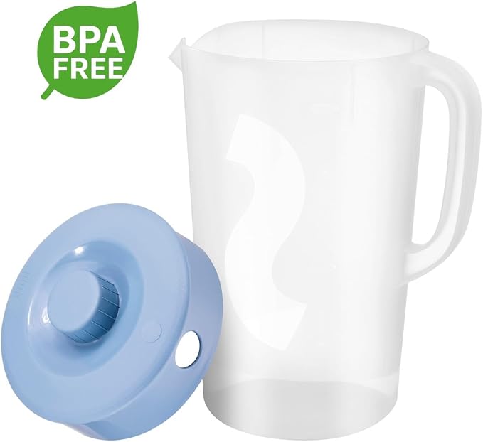 Tribello 1 Gallon Pitcher with Lid, Freezer/Dishwasher Safe, and BPA Free - Image 6