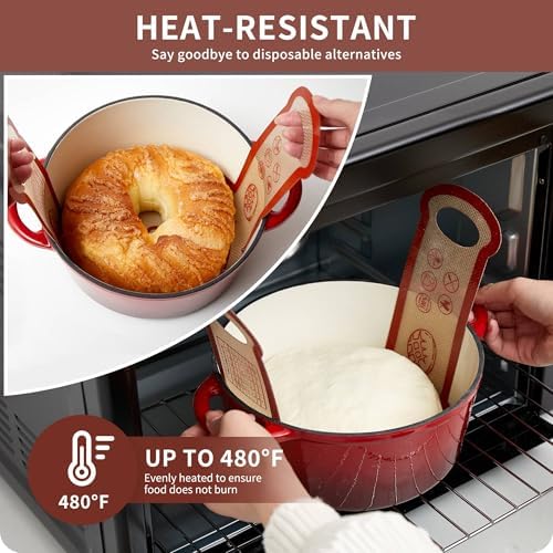 Silicone Bread Sling, 2 Pack, for Dutch Oven