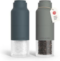 LARS NYSØM Salt and Pepper Grinder Set, Stainless Steel Manual Salt and Pepper by LN