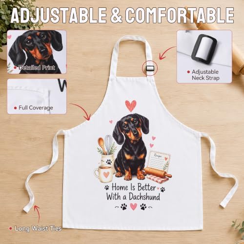 8 Pcs Dachshund Gifts for Women, Weiner Dog Kitchen Decor Cooking