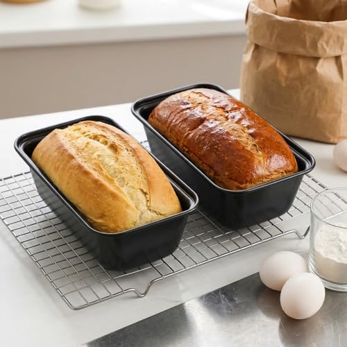 16 Pack Mini Loaf Pans for Baking, 6.1" Carbon Steel Nonstick Small
