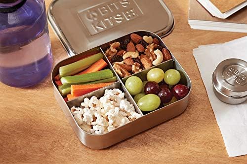 Bits Kits Stainless Steel Bento Box Lunch and Snack Container, 4