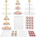 Kootek 10pcs Cupcake Stand Dessert Table Display Set Serving Tray for
