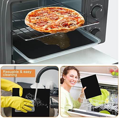 6 Pack Reusable Toaster Oven Liner Air Fryer Liners Trimmable