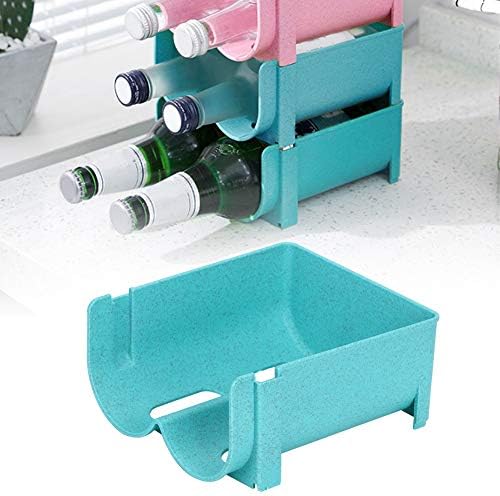 TOPINCN Can Organizer Rack Stackable 2-Bottle PP Fridge Holder