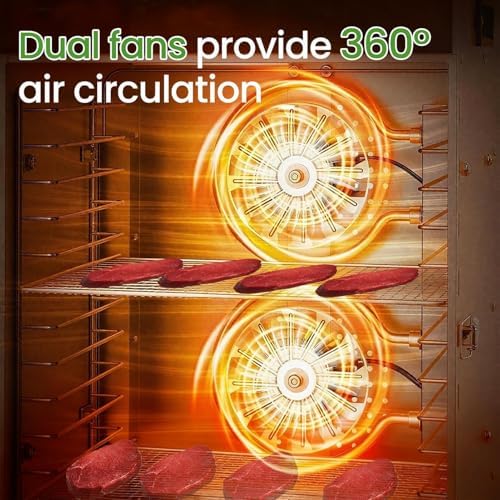 Touchscreen Food Dehydrator with 18 Stainless Steel Trays