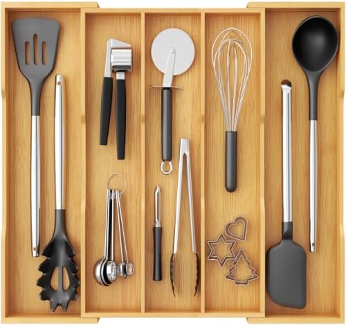 Lifewit Expandable Kitchen Utensil Drawer Organizer
