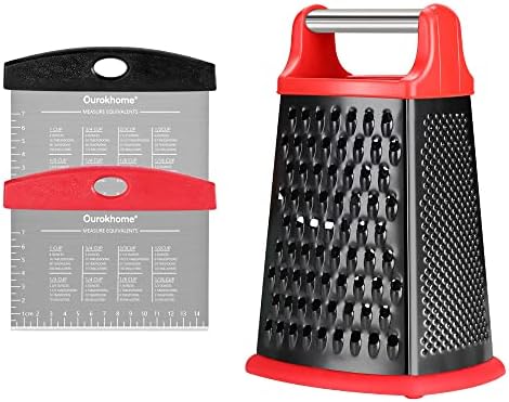 Ourokhome Dough Pastry Bench Cutter Scraper, Stainless Steel Pizza