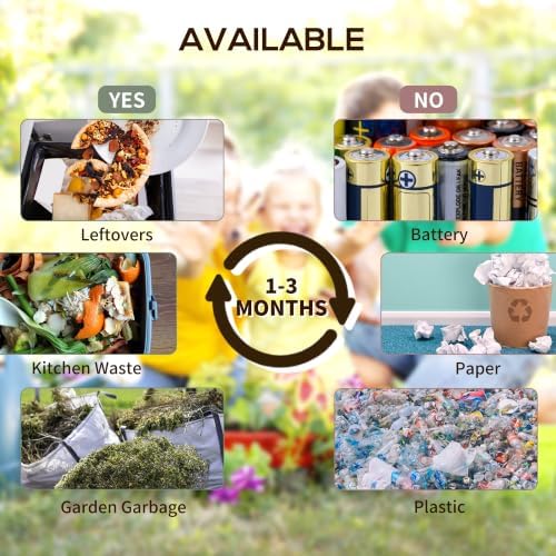 Outsunny 34.5 Gallon Dual Chamber Compost Tumbler