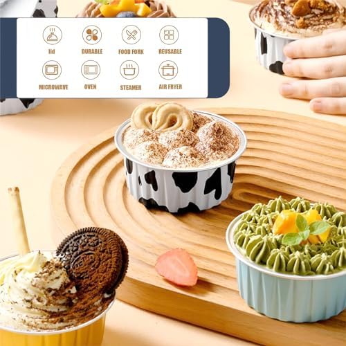 Mini Loaf Pans with Lids and Spoons, Mini Cake Pans for Baking