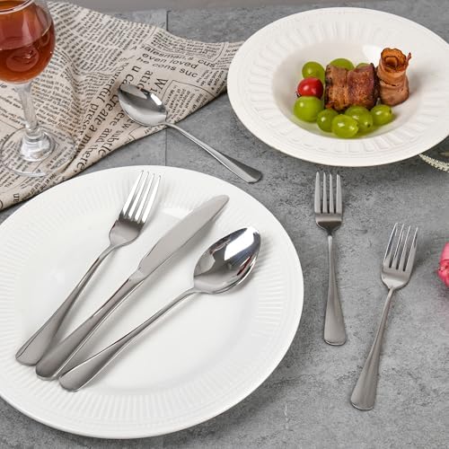 40 Piece Silverware Set with Drawer Organizer for 8