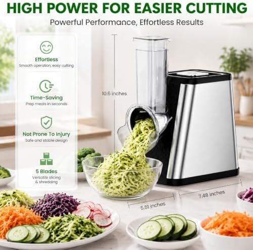 Electric Cheese Grater for Block Cheese