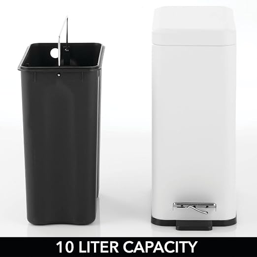 mDesign Pedal Bin — Waste Bin - Image 4