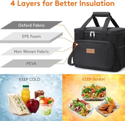 Lifewit Insulated Lunch Box for Men and Women, 20L