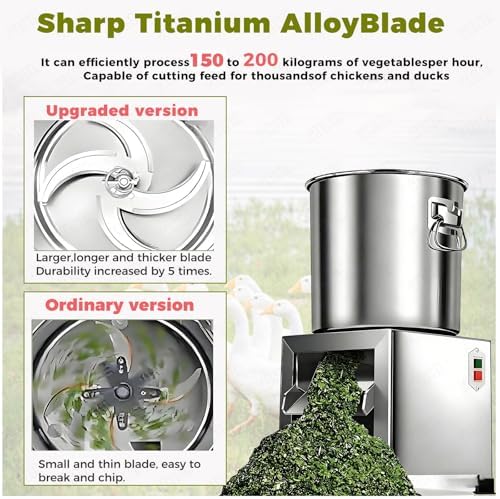 Commercial Vegetable Chopper, 150-200Kg/H