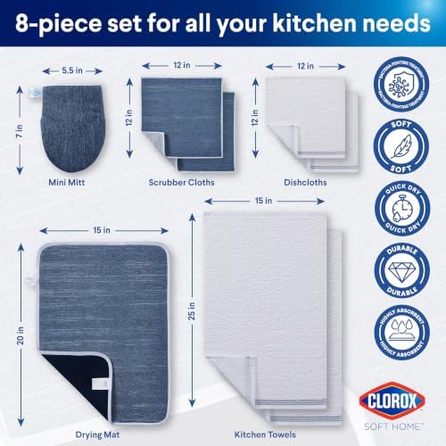Clorox Premium Kitchen Set - Perfect for Home Cleaning & Handling