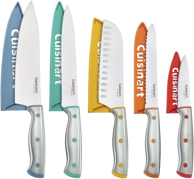 Cuisinart C77CR-10P 10pc Stainless Steel ColorCore™ Color Rivet Set by Cuisinart