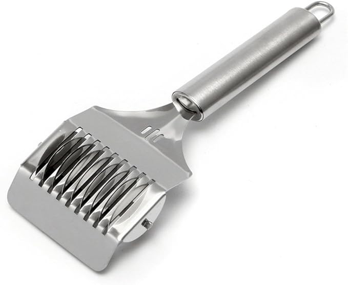 16x7x3.1cm High Grade Stainless Steel Noodle Lattice Roller Docker Dough Cutter - Image 3