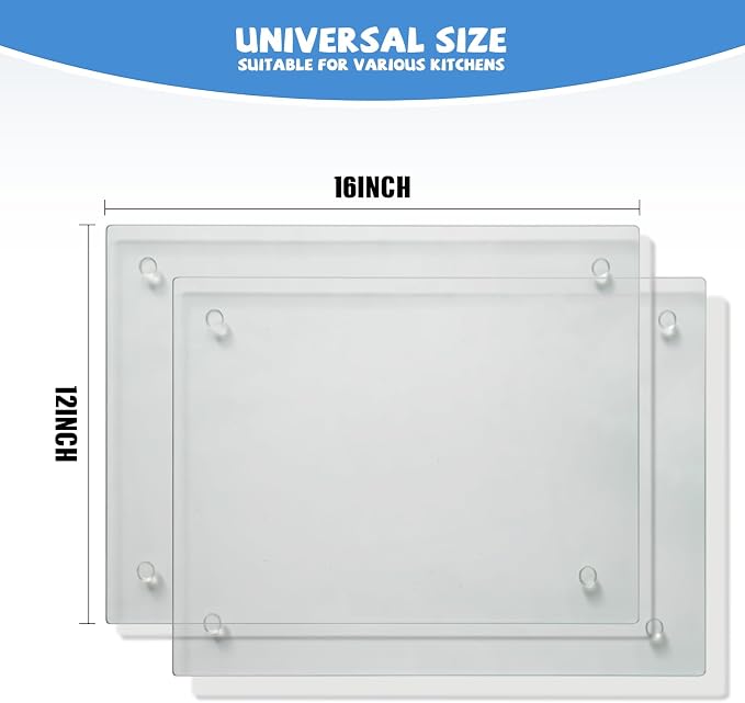 Mymonfif Tempered Glass Cutting Board - Image 2