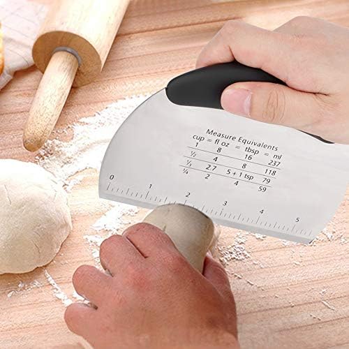 Dough Pastry Bench Cutter Scraper Kitchen Bakeware, Stainless Steel