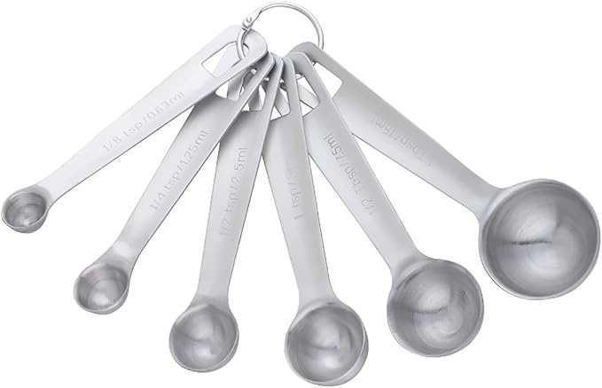 DOCBLACK Measuring Spoons, Heavy Duty 18/8 Stainless Steel Measuring Spoons by BOCBLACKKITCHENACCESSORIES