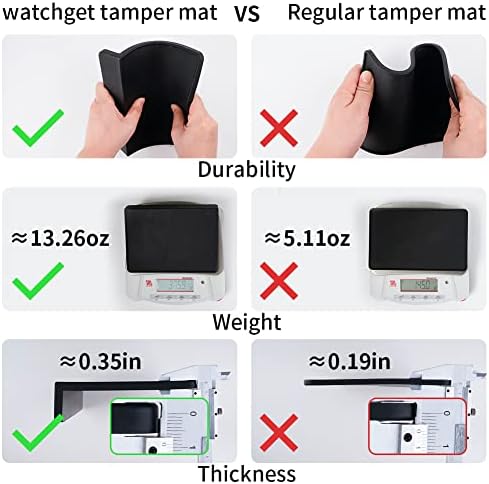 Watchget Espresso Tamping Mat & Knock Box - Coffee Knock Box with
