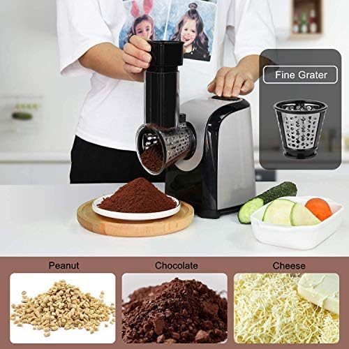 Electric Cheese Grater Salad Maker, 150W, 5-in-1